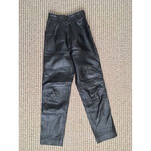 Gorgeous black leather pants “Guess Paris” as new